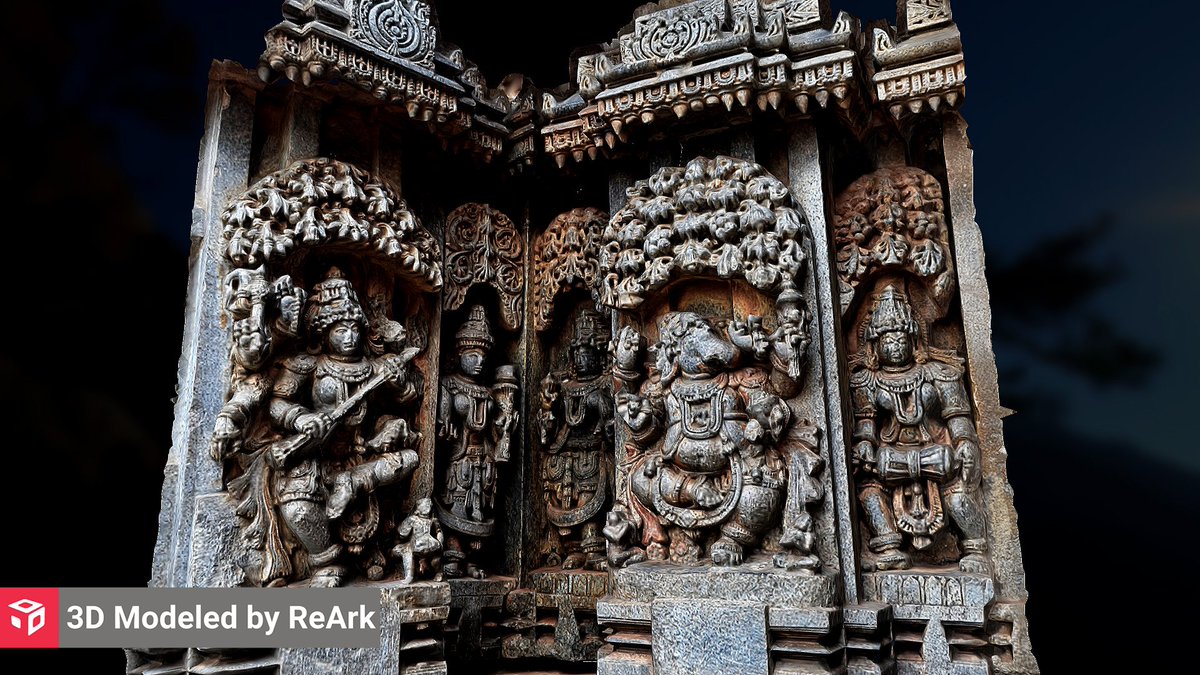 Discover #3Dmodel of Somnathpur Temple #Sculptures here: reark.com/models/ovWjQhh… #madewithreark #DigitalIndia #incredibleindia #reark