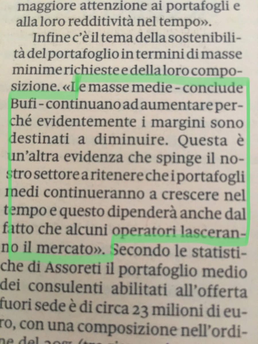 maurizio_bufi's tweet image. Oggi su @Plus24Risparmio gli effetti della #Mifid2 per cf e reti con alcune mie dichiarazioni @anasfCF @McKinsey_it @g_ursino