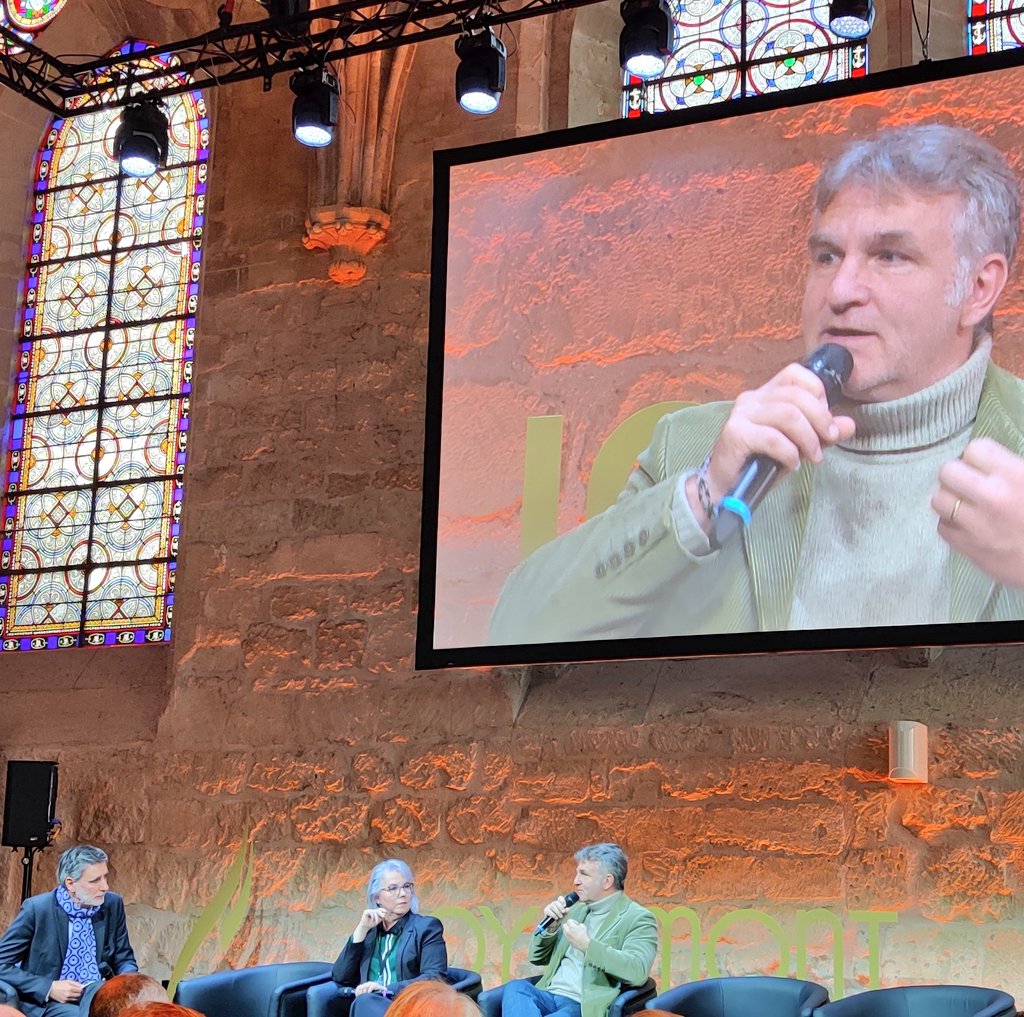 nribollet's tweet photo. @axeldauchez fondateur de @Make_org : "L'implication est la seule chance de reconstruire un socle commun de la société" #EDR2019 @LesEntretiens #Royaumont https://t.co/zPN6q2LFqx