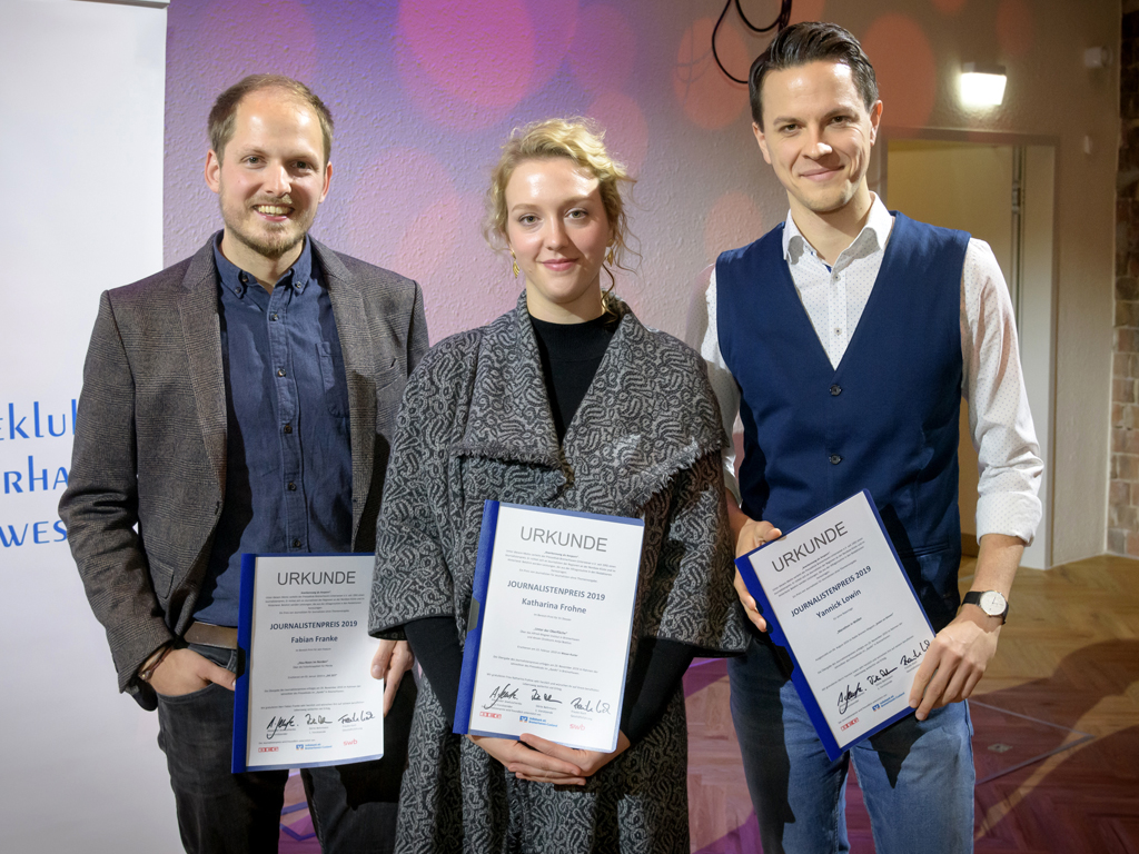 Das sind die #Gewinner unseres #Journalistenpreis 2019: presseklub-bremerhaven.de/journalistenpr…