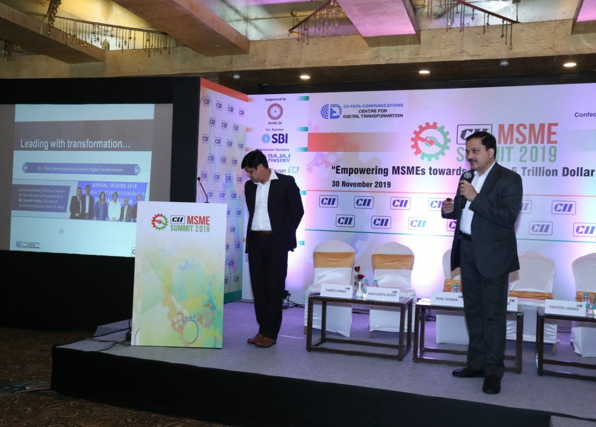 Centre4DT's tweet photo. Proud to Co-Host the 5th CII MSME Summit 2019 at Nagpur, India along with @FollowCII WR
#CIIMSMESummit #CII4WR
@TheOfficialSBI @sanjivrbajaj @Endress_Hauser @calderys
#DigitalTransformation @CIIEvents https://t.co/kCWNbTA7Mx