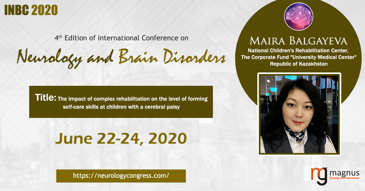 NeurologyEvent's tweet photo. Opportunity to introduce yourself as a speaker at @NeurologyEvent Rome, Italy on June 22-24, 2020 along with #MairaBalgayeva from The Corporate Fund "University Medical Center", Republic of Kazakhstan

URL: https://t.co/1vvkejtkZj

#NeurologyConferences #BrainDisorderConferences https://t.co/u4umtu82hU