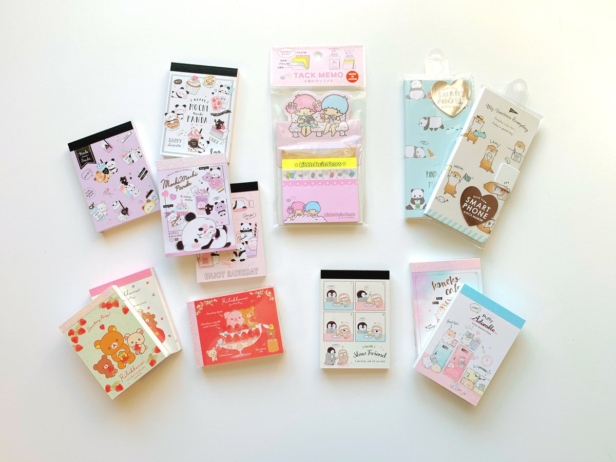 oliveleph's tweet photo. Now banned from buying stationery until 2021...๐ #stationery #artbox #kawaii #cute #sanrio #pokemon #stickers #penpal #memonotes #rilakkuma #stickynotes https://t.co/THjpg0nOSh