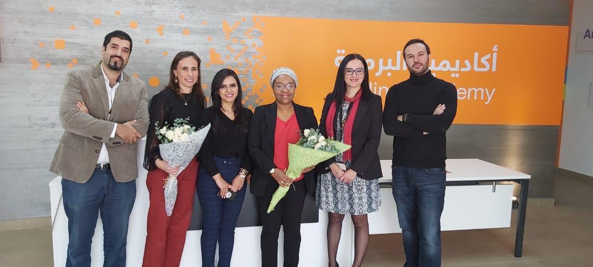 ShathaJY's tweet image. It was a pleasure to welcome @Aminata2N to @orangeJo #Digital_Village visiting the #Digital_Teams and #Coding_Academy #Jordan #Digital