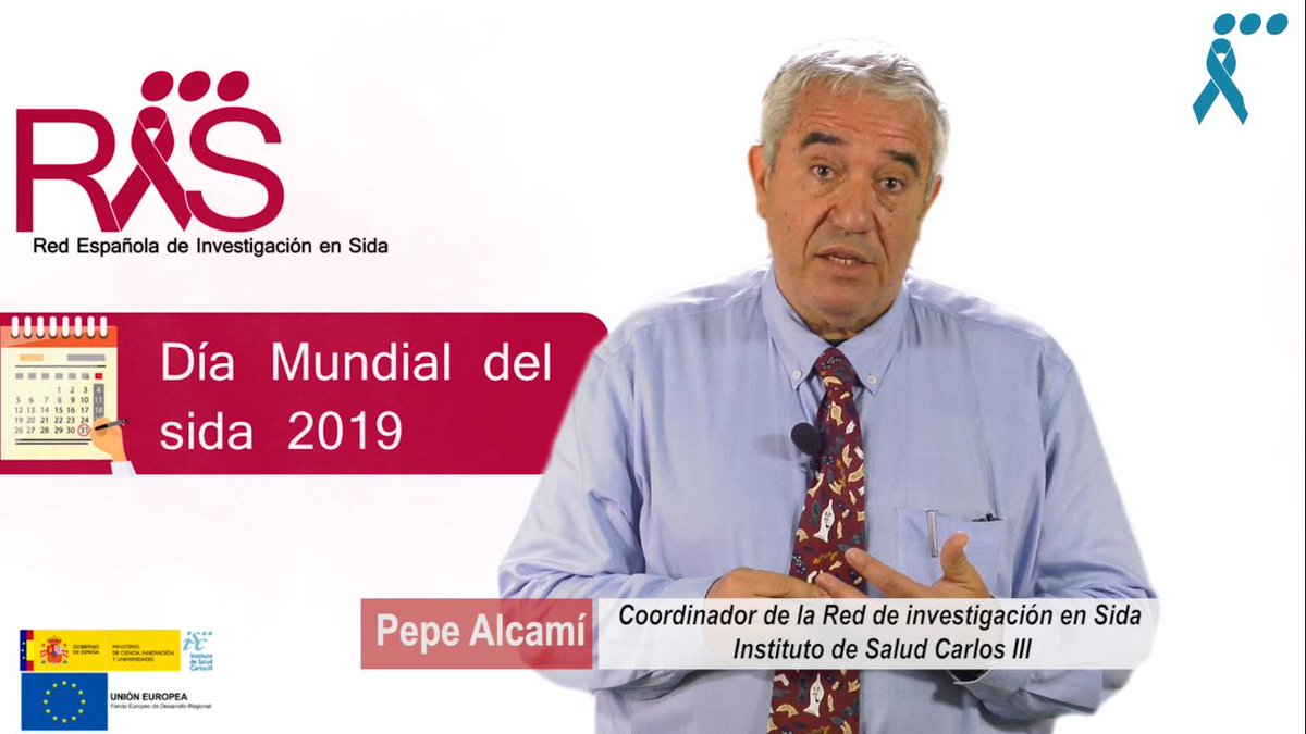 riscomunica's tweet photo. Queremos celebrar con vosotr@s el #DiaMundialSida con este vídeo donde @pepealcami nos cuenta cuáles son los avances del #VIH en este año 2019 y también los retos y logros de la RIS en este último año. 👇 #SomosRIS
https://t.co/ag7aoWh4y5 https://t.co/qkqRwyCKAK