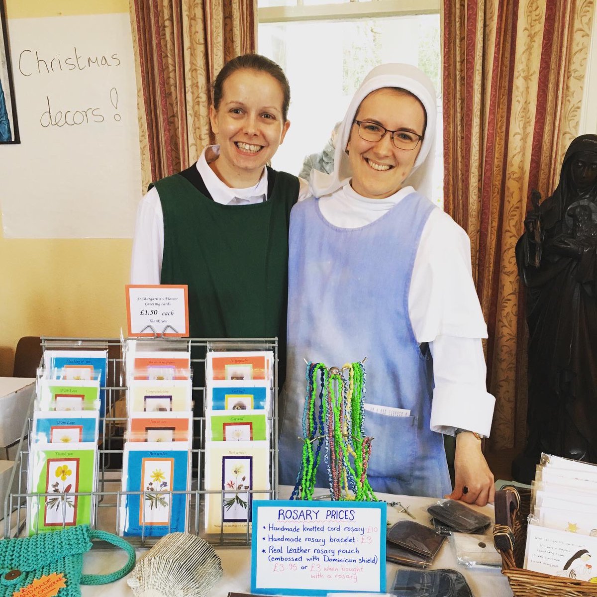 DomSrStJoseph's tweet image. Christmas Market is soon to start! 12-2pm! Hope to see you here! 🎅🏻 #Christmas #HelpASisterOut 

We need space for our new vocations - come support us! 😇 

@PortsmouthRC