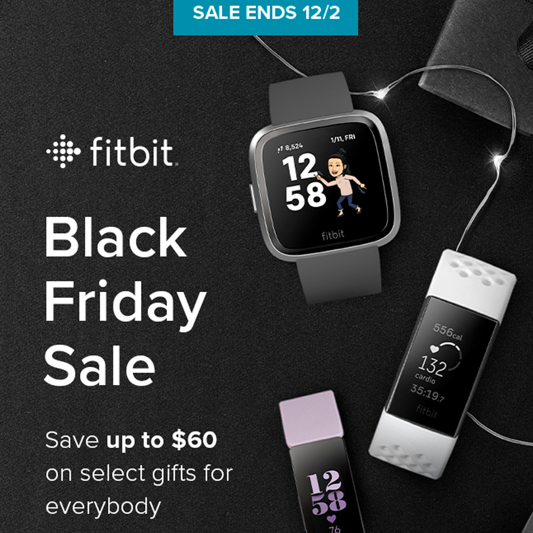 Holiday Deal 🎁 Give the gift of fitness trackers! Save up to $60 on select Fitbit
.

.
.
#clevertraining #trainsmarter #fitbit #gifts #holiday #blackfriday #givefitbit #deals #giftfitness