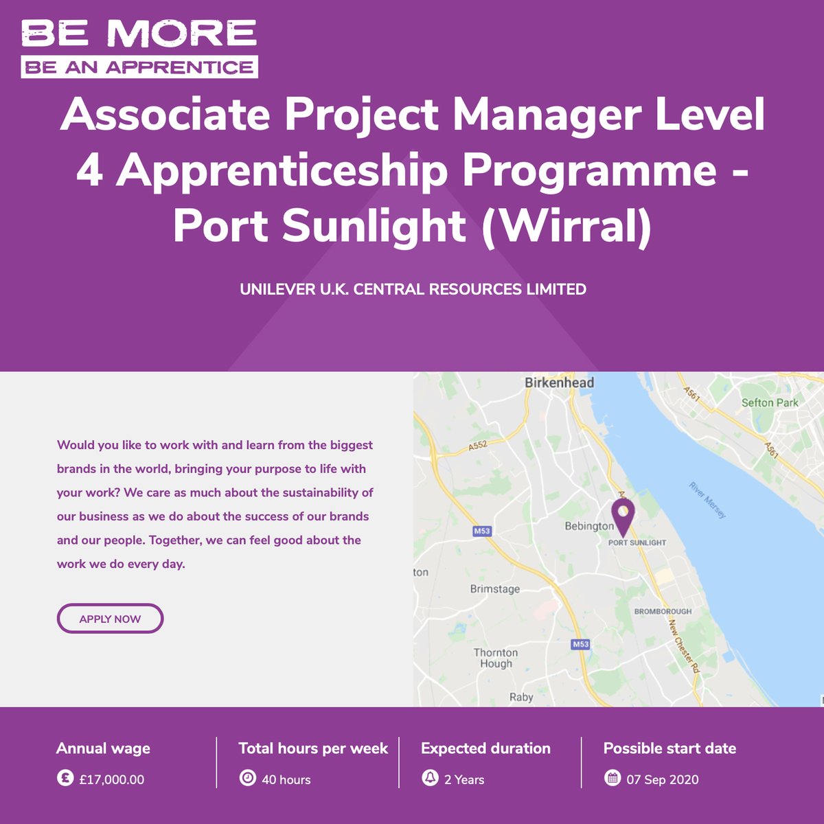 Would you like to work with and learn from the biggest brands in the world, bringing your purpose to life with your work? We care as much about the sustainability of our business as we do about the success of our brands and our people.
bit.ly/35RrgY3