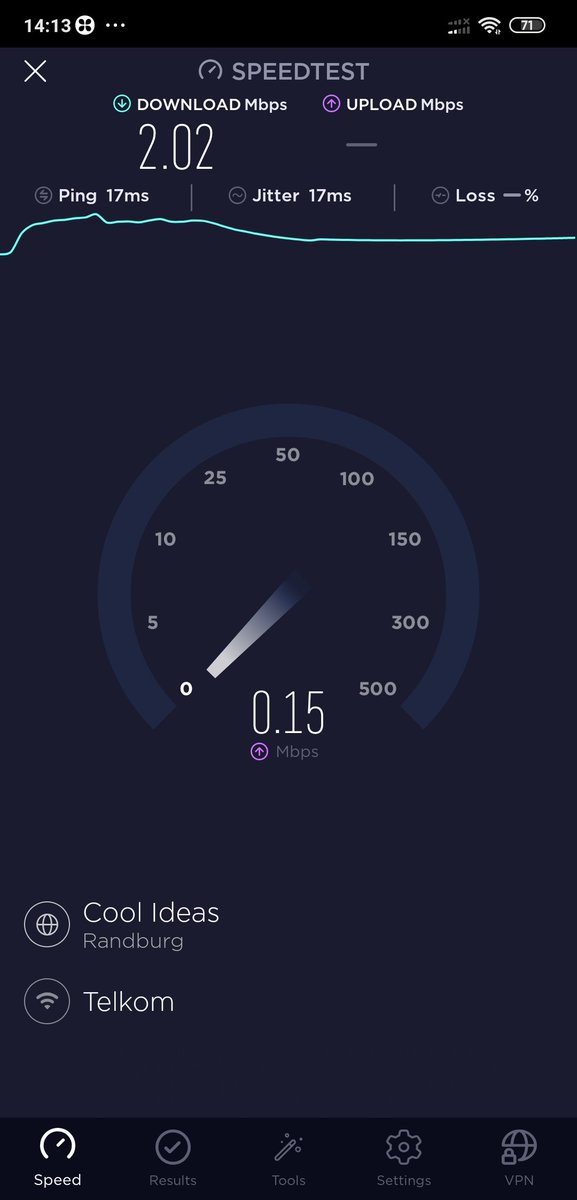 hgnaidoo's tweet photo. @TelkomZA Please cam you assist me, LTEA speeds at a snails pace in rooderpoort. What's going on? https://t.co/UvawxPV2ys