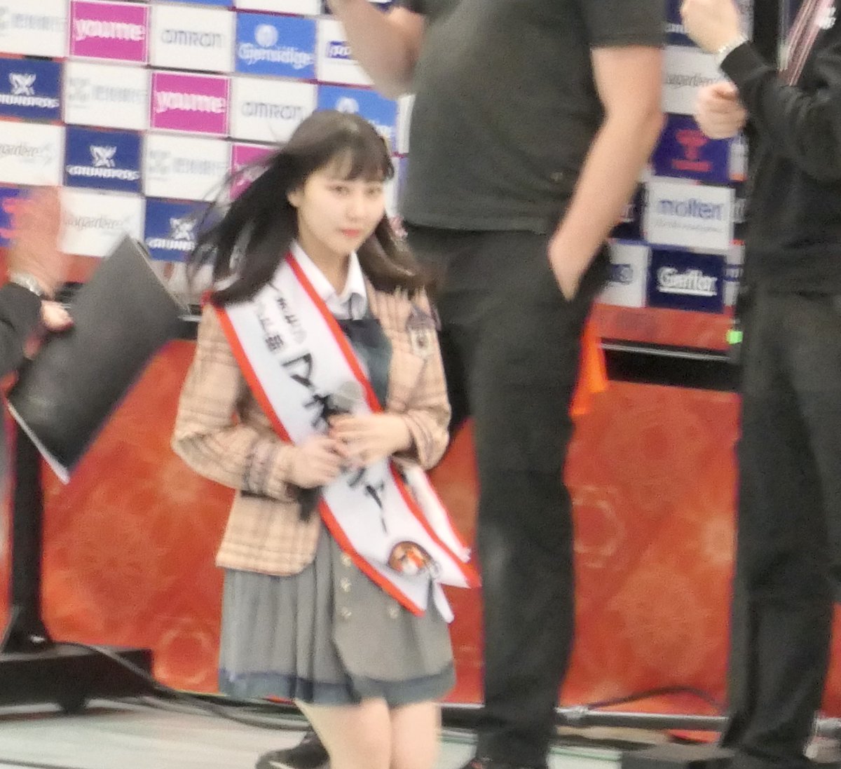 パンダ かわいいマネージャー 女子ハンドボール世界選手権大会 パークドーム熊本 くまモンハンド部 田中美久 T Co 6mq8ow7e5o Twitter