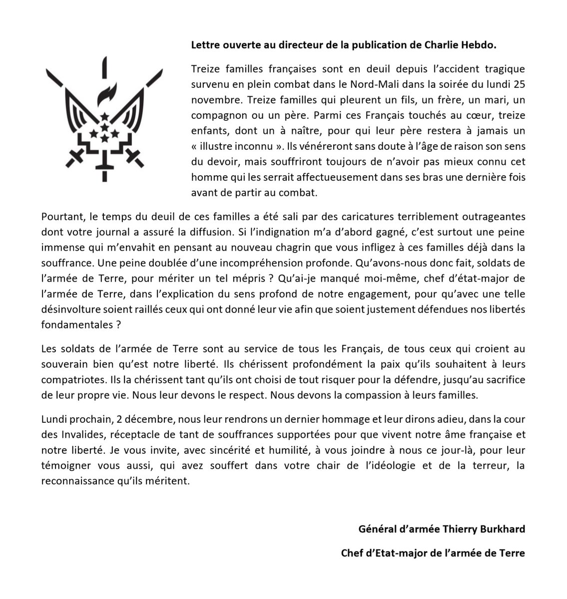 Lettre ouverte au directeur de la publication de <a href="/Charlie_Hebdo_/">Charlie Hebdo</a>