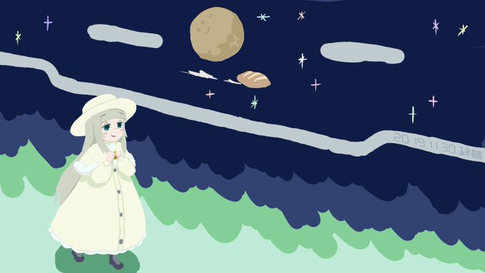 「満月 帽子」のTwitter画像/イラスト(古い順)
