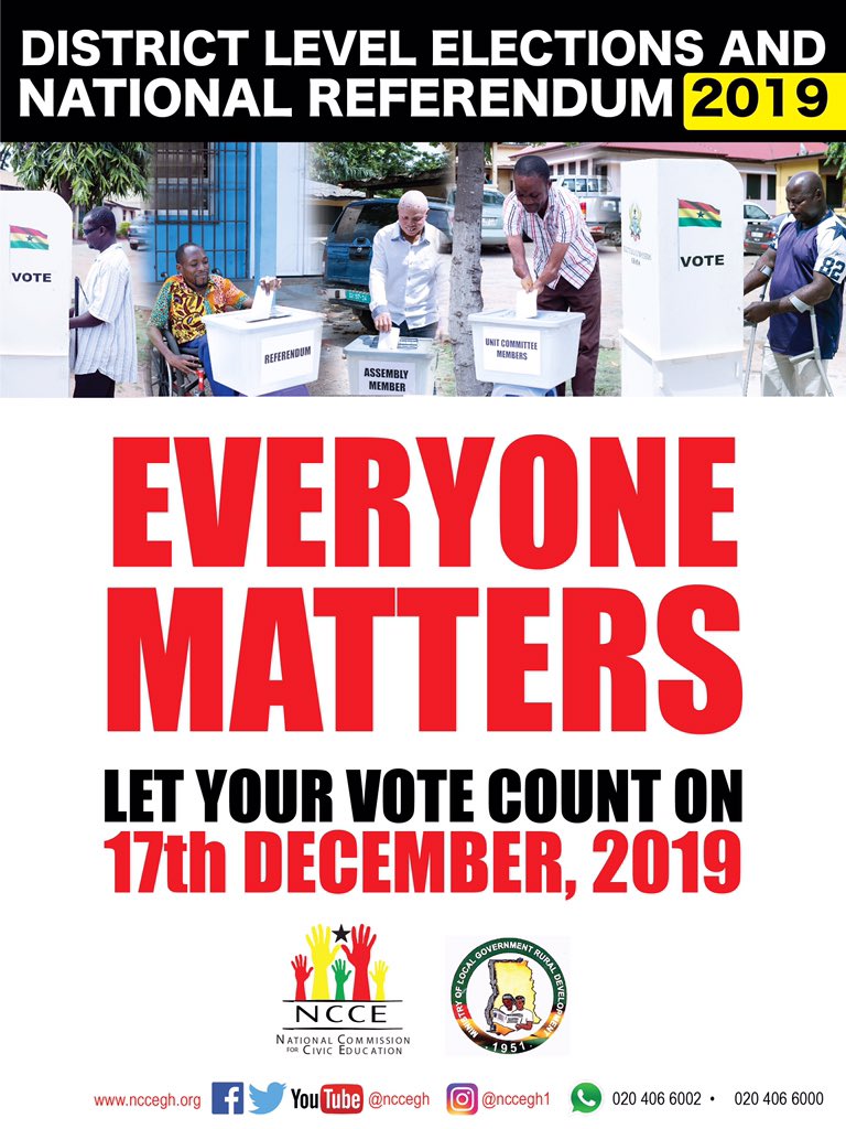 nccegh's tweet photo. #GHDecidesDLEnRef2019 #17DecReferendum #GHDecides2019 https://t.co/Tcf1GOTJd3