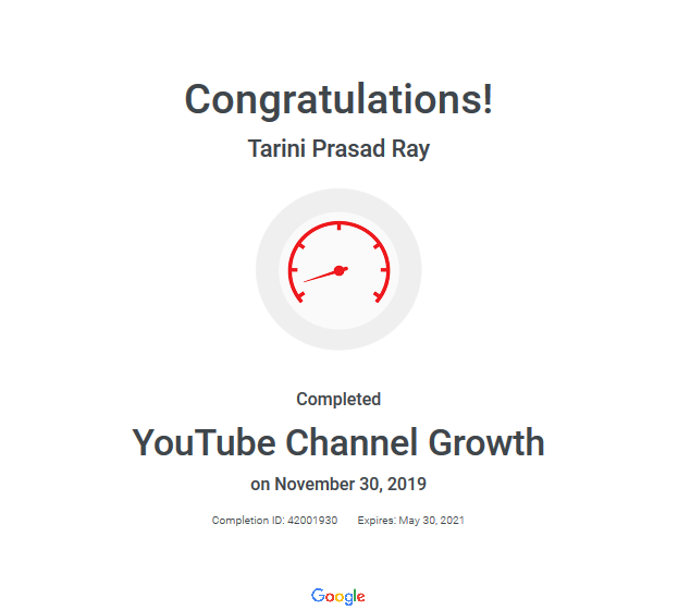 rahultpray's tweet photo. 🏆Successfully Completed Certification for
✅ YouTube Creative Essentials 
✅ Channel Growth Assessment 
✅ Content Ownership Assessment 

Certificate Link 
👇
🌎 https://t.co/LFCrrF6uRb
🌎 https://t.co/RKf1qh9DdQ
🌎 https://t.co/LFCrrF6uRb

#GoogleAnalyticCertified https://t.co/H6QS2dmB6v