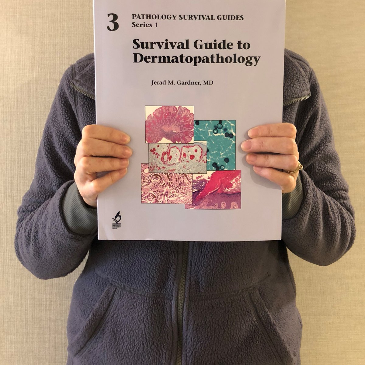 globaldermie's tweet photo. Finally received my copy of @JMGardnerMD new dermpath survival guide. What a fantastic resource! Can't wait to dive in and read more of it. You can order it at https://t.co/YM6UG3QSQU (No conflict of interest) #dermnerd #dermtwitter #dermresident #dermboards #dermpath #pathology https://t.co/nRukye31ad