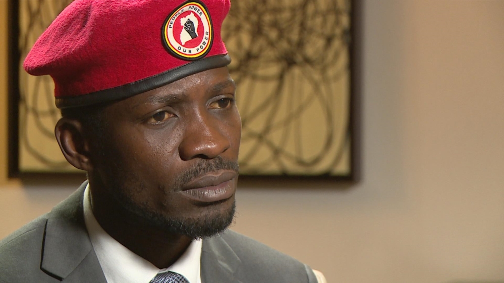 AJEnglish's tweet photo. "We are looking at breaking a dictatorship and having Uganda under civilian rule, which has never happened before."

Pop star-turned-politician Bobi Wine @TalkToAlJazeera: https://t.co/8J2Hau1Uig https://t.co/A5r3UfogRp