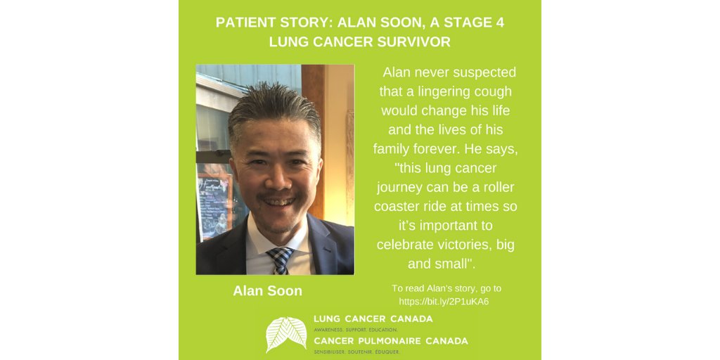 LungCancer_Can's tweet photo. To cap off Lung Cancer Awareness Month, Alan Soon shares his story and the importance of celebrating victories, big and small. Click on the link for Alan's full story  https://t.co/X0IT2gw6IK #lungcancer #cancersurvivor #HopeRealized #support #CancerResearch https://t.co/lrsvnGzldX