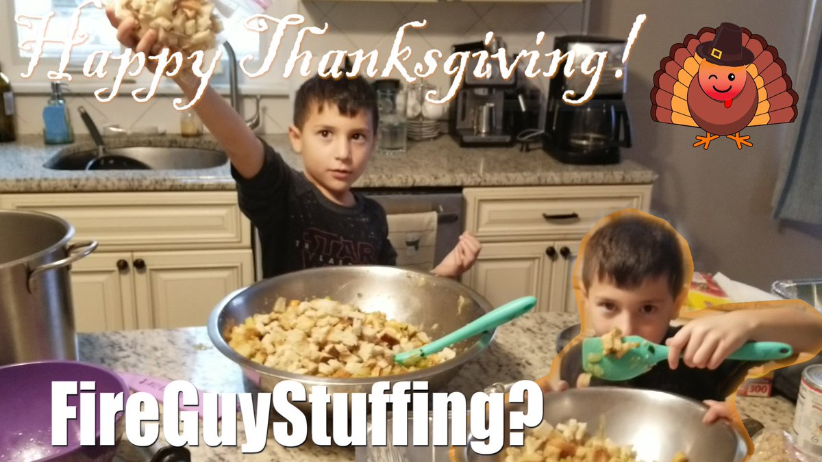 fireguything's tweet photo. FireGuyThing helps with the stuffing for Thanksgiving! https://t.co/bxCRc2q9jq via @YouTube #HappyThanksgiving #FireGuyThing #PleaseFollo #FolloMe #Follo #KidVids #Thanksgiving https://t.co/2TcL4dms3S