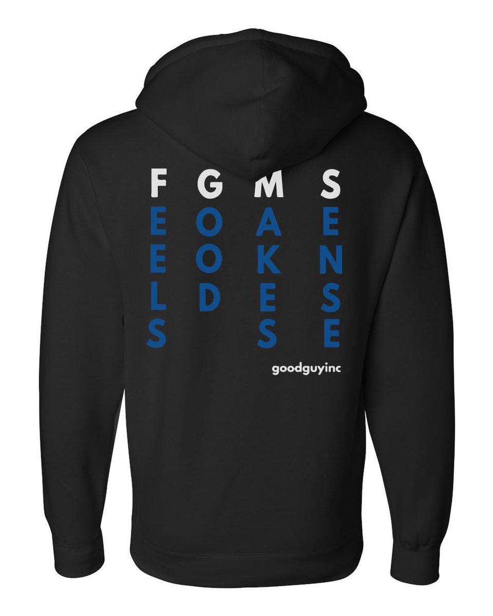 goodguyinc_'s tweet photo. gg feels good makes sense hoodie. RT to win. Or use GG30 for 30% off now. Valid until Dec 1. https://t.co/ijNjaVjBIG