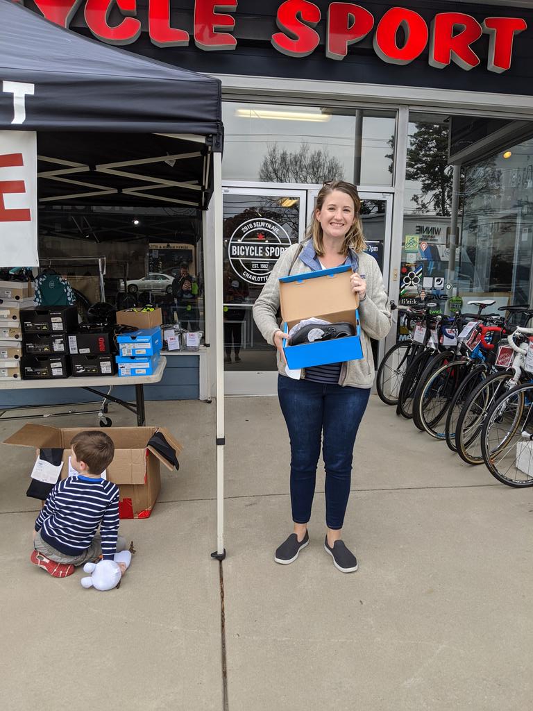 Supporting my favorite bike shop for small business Saturday. #shopsmall #TeamAmex