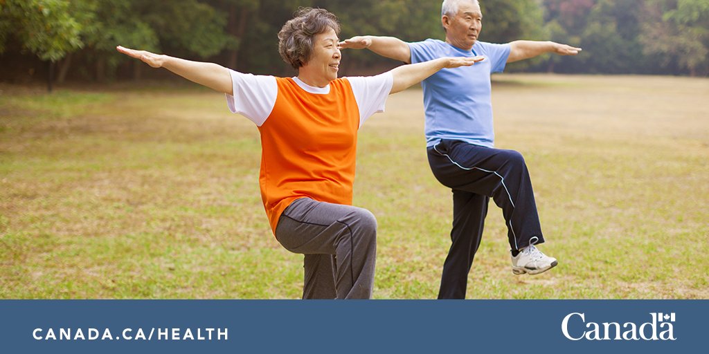 GovCanHealth's tweet photo. Staying active and healthy as you age can reduce your risk of injury and help prevent falls. Learn more about #fallprevention and how you can protect yourself and your loved ones: https://t.co/zgZpmm6imx #FallPreventionMonth https://t.co/2QEOE5X7CN