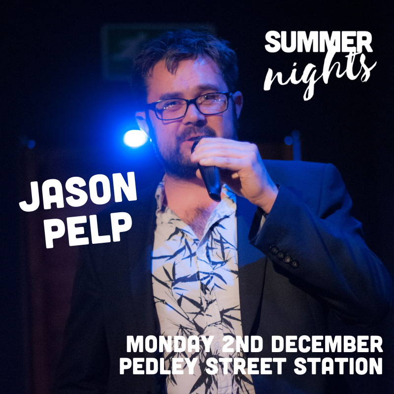 SummProductions's tweet photo. 📣ACT ANNOUNCEMENT📣⁠
⠀⁠
Jason Pelp is back being cynical again. This time, it's Christmas cynicism: 'tis the season to be...sardonic? Join us for #SummerNights at #PedleyStreetStation Monday 2nd December, tickets on sale now!⁠⁠

#summerproductionsuk #summernightsevents https://t.co/ZBiJPxtTEk