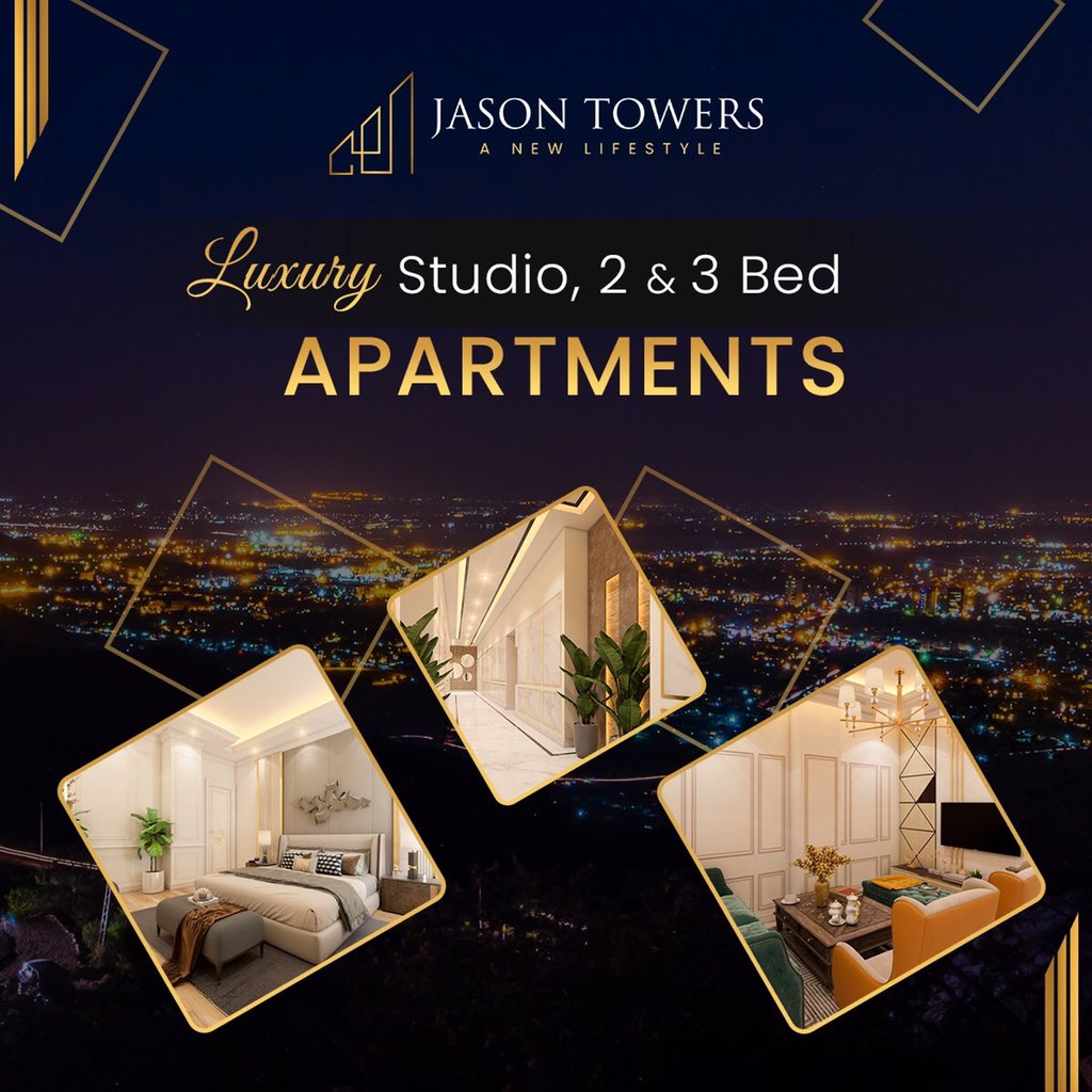 jasontowersisb's tweet photo. Book your Luxury Apartment today: +92 317 7900179
Jason Towers - A New Lifestyle.
Studio, 2 & 3 Bed Luxury Apartments.
#JasonTowers #Ghardotcom #AsadRafi #Islamabad #BharaKahu #StudioAprtment #Apartments https://t.co/KHbM5ldhkG