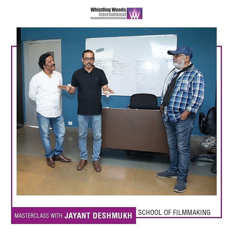 Whistling_Woods's tweet photo. A #WWIMasterclass with Jayant Deshmukh - Production Designer, was conducted for the students of WWI School of Filmmaking. He explained how to combine the script and director's vision to produce an impactful visual story.
#DoWhatYouLove https://t.co/3rggJkIeo4
