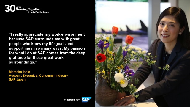 kernra's tweet photo. An environment that boosts morale and encourages goals creates great work and well-rounded employees. Momoko Ishio of SAP Japan can say this much is true with her experience at SAP. Check out more here: https://t.co/8uAosBbeWN #SAPAPJ30 https://t.co/DfZxvCCl5V https://t.co/8Fbt6vOq7y