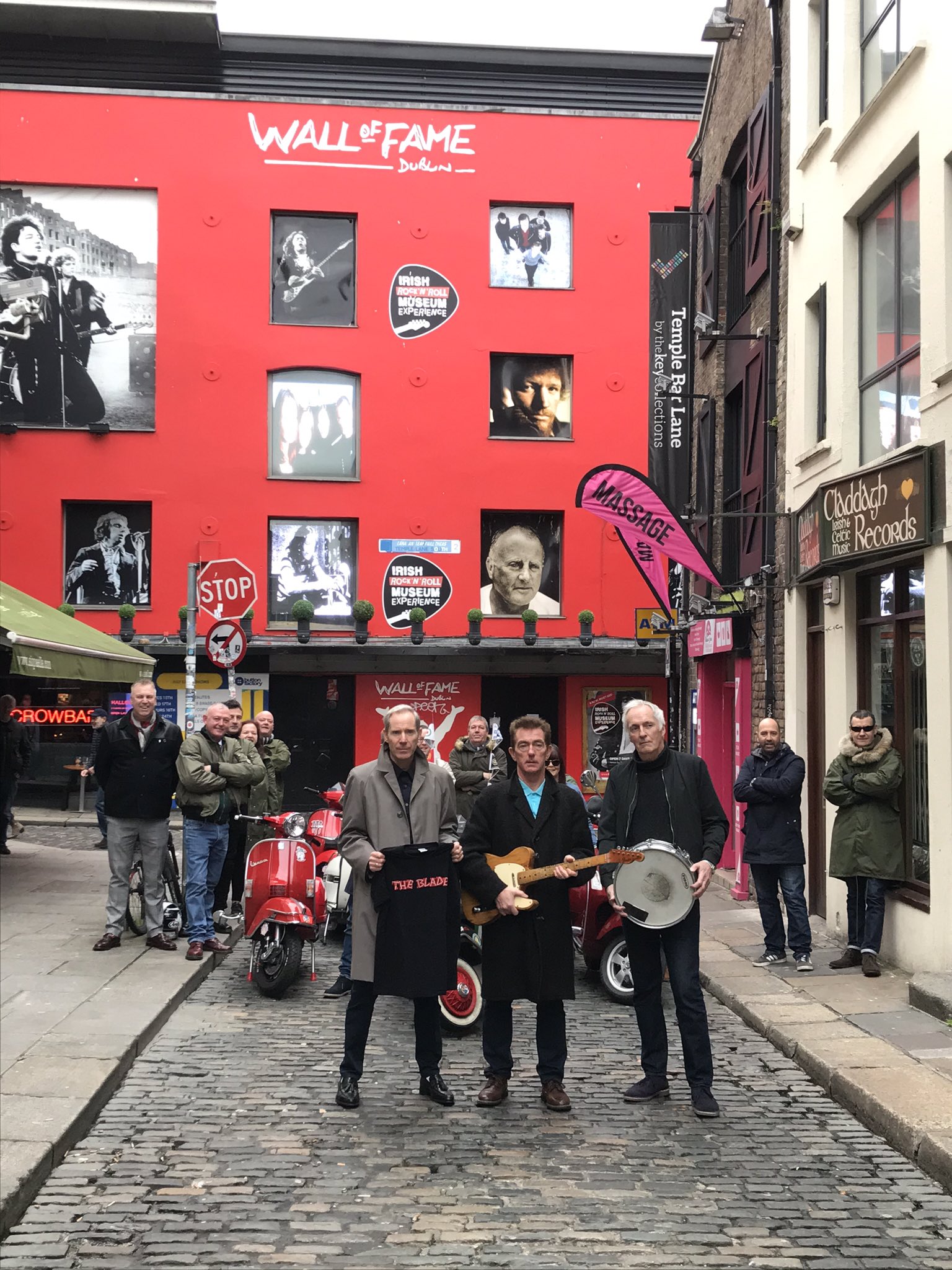 Irish Rock Museum on Twitter: "Huge day w/ @TheBladesBand today as we  induct then into our museum hall of fame! We'll add their donations next  year so keep an eye out. Make