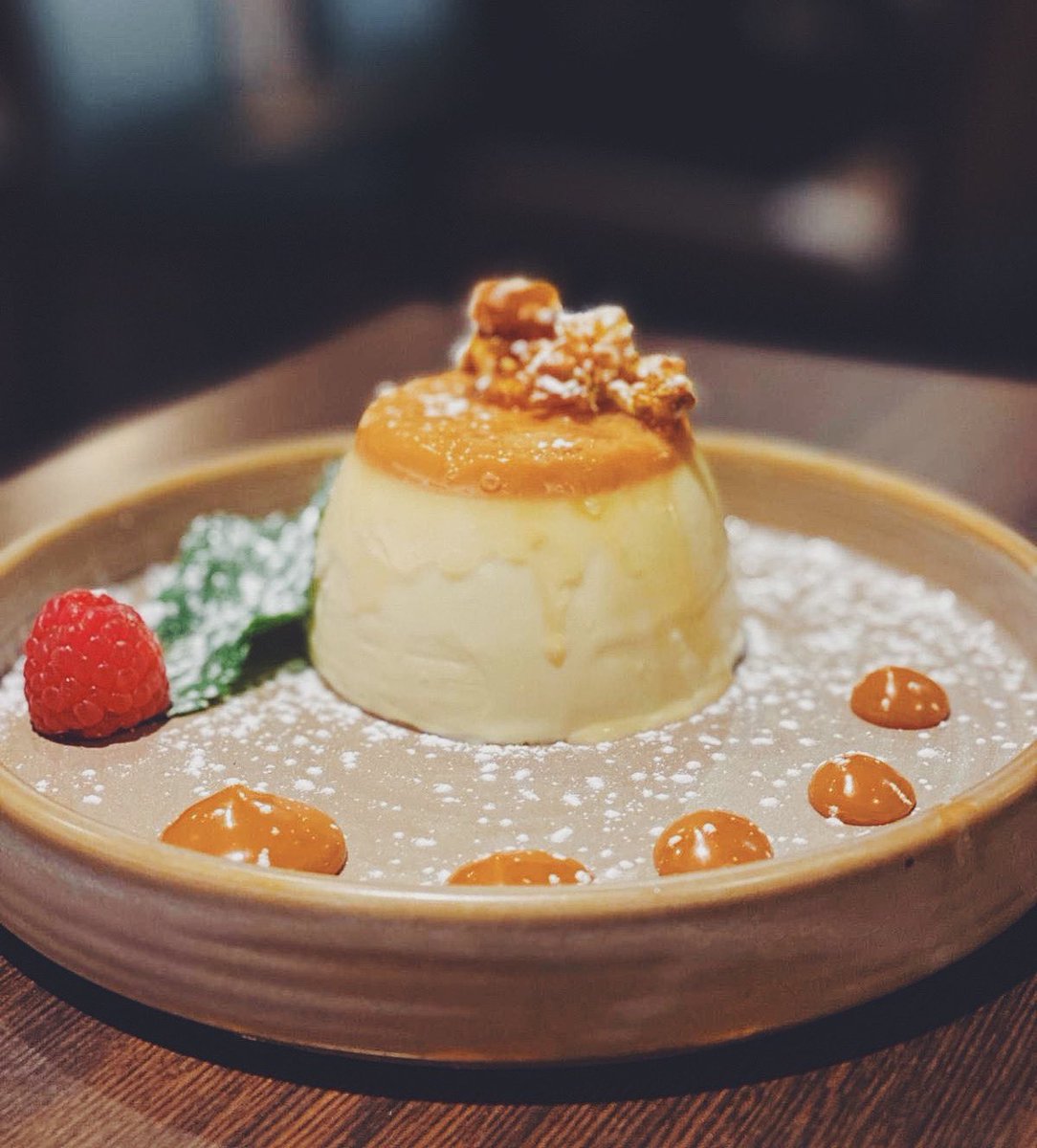 amarettoitalian's tweet photo. Salted caramel pannacotta with a hazelnut praline 🌰
New dessert menu now being served 📜

#MyAmaretto https://t.co/VH8p0m6SY8