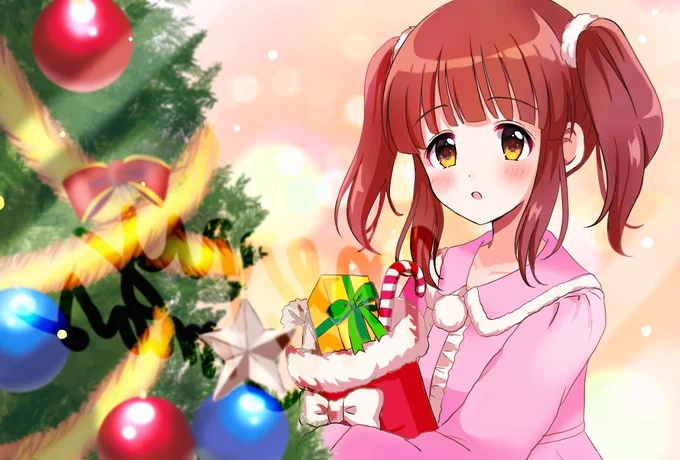 かふりさん企画の、智絵里カレンダー12月イラストを担当させていただきました!メリホワ特訓前です、、???よかったらプリントしてみてください、、! https://t.co/MdkC45oZf7 