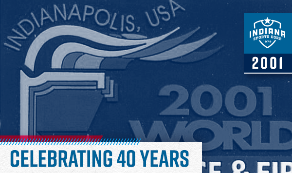IndSportsCorp's tweet photo. 2001: Indianapolis hosts the World Police and Fire Games for the first and only time. The games are the second largest sports competition in the world just behind the Summer Olympic Games. #ISC40 https://t.co/4OBRwWwy9X