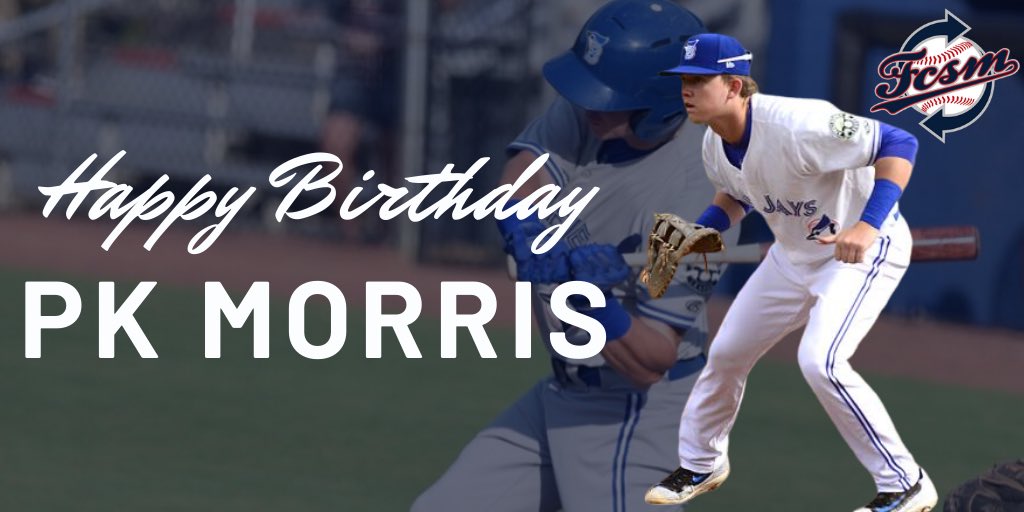 FullCircleSM's tweet photo. We’d like to wish #BlueJays prospect PK Morris (@pkmorris555) a Happy Birthday! https://t.co/R5T8vr7nLM