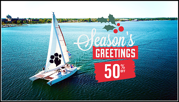 ⚓️We wanted to wish our followers a happy holiday season by offering 50% off gift cards for the 2020 season! We are grateful to be sailing on West Bay for over 20 years with you!⛵️ - mailchi.mp/7e48d6643fac/1…