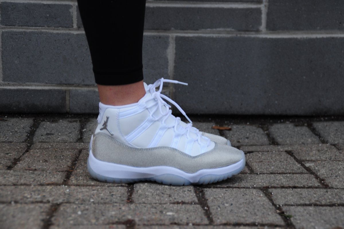 air jordan 11 retro metallic silver womens