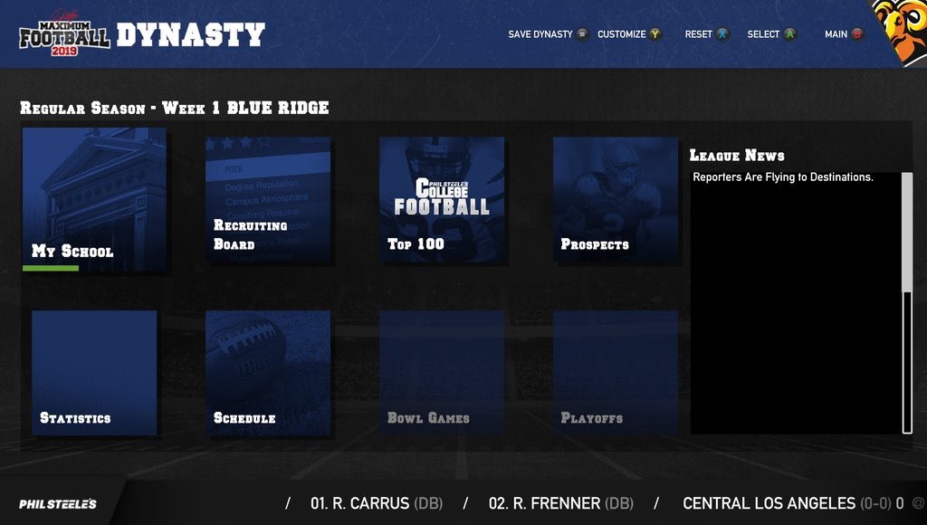 MaxFootballGame's tweet photo. For #SmallBusinessSaturday we are giving away couple game keys for Doug Flutie's Maximum Football 2019! RT, Like &amp; comment your console!

Have your own #collegegameday and start a customizable 130 team Dynasty Mode today!

Thank you for supporting indie game dev! #XboxOne #PS4 https://t.co/MNMgI9NaQ8