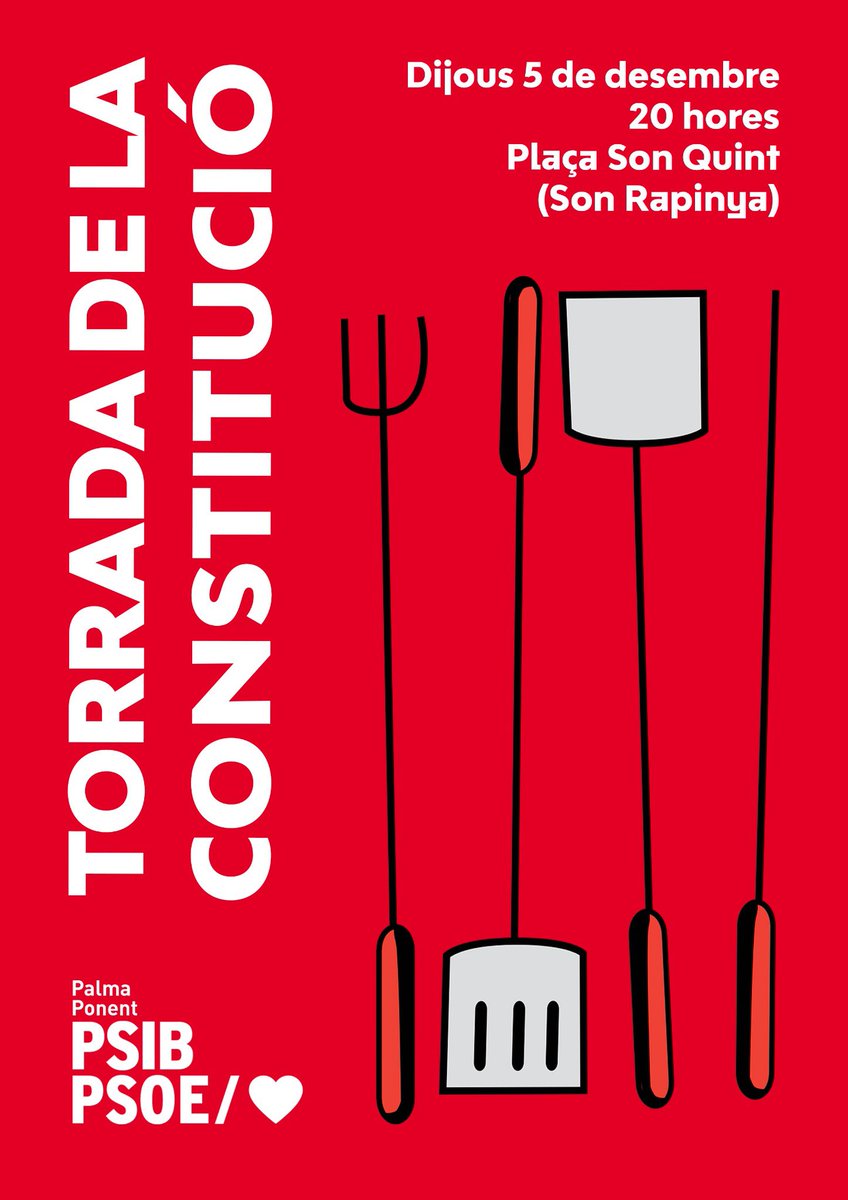 COrteSocias's tweet photo. Nos gusta #celebrar las #tradiciones que nos unen y por eso #celebramos la #Constitucion todos los años. Este año la celebraremos en una #barriada #emblematica, como la de #sonrapinya, con nuestra #tradicional #torrada. Ven a celebrarla con nosotros! https://t.co/0A8ruuk1vl