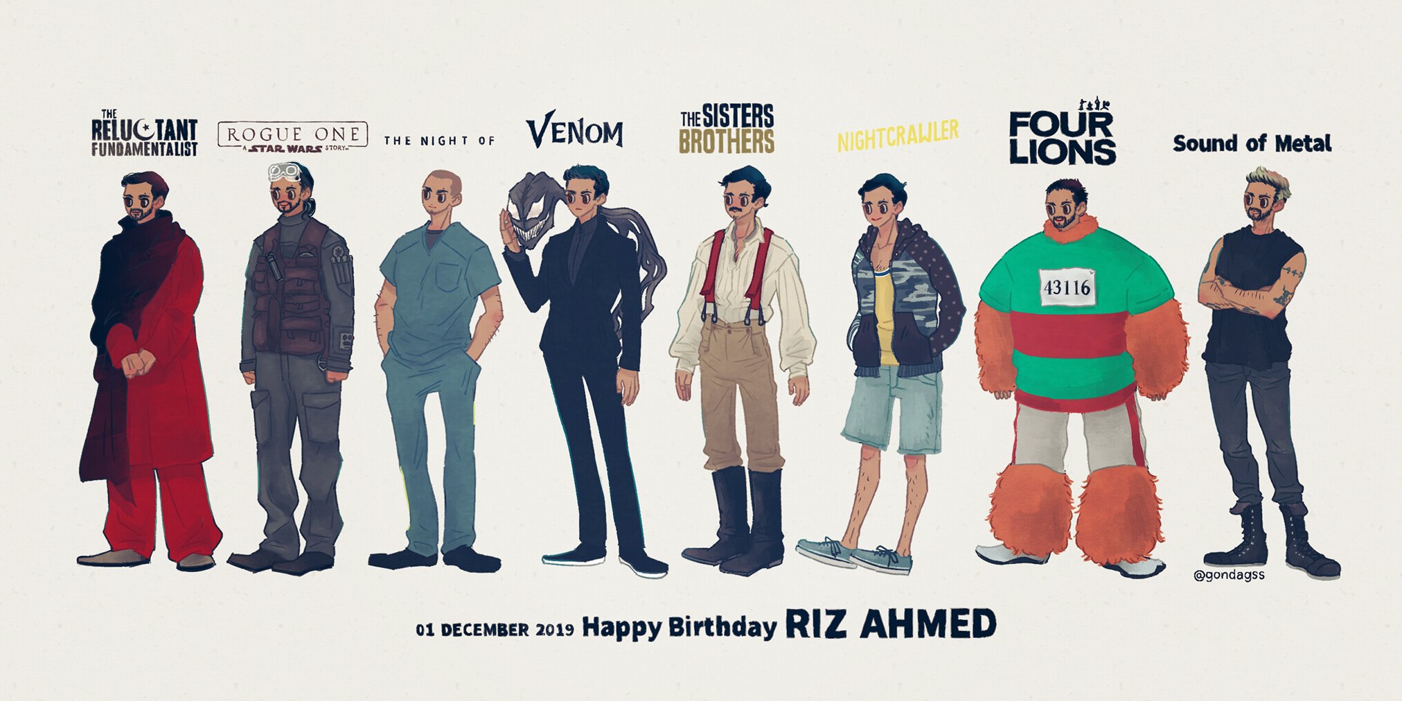 Happy Birthday Riz Ahmed !!   