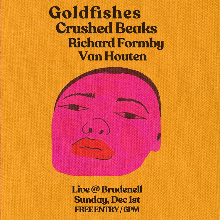 Covered Records (@coveredrecords) on Twitter photo Tomorrow night we’ve got a free entry show at the <a href="/Nath_Brudenell/">Nath Brudenell</a> to celebrate the the release of <a href="/Goldfishesmusic/">Goldfishes</a> new single with live sets from <a href="/CrushedBeaks/">Crushed Beaks</a> @RichardFormby & <a href="/vanhoutenuk/">Van Houten</a> Doors open at 6pm sharp. Come on down 🙌🏻👌💪🏻👍🏻 Tomorrow night we’ve got a free entry show at the <a href="/Nath_Brudenell/">Nath Brudenell</a> to celebrate the the release of <a href="/Goldfishesmusic/">Goldfishes</a> new single with live sets from <a href="/CrushedBeaks/">Crushed Beaks</a> @RichardFormby & <a href="/vanhoutenuk/">Van Houten</a> Doors open at 6pm sharp. Come on down 🙌🏻👌💪🏻👍🏻