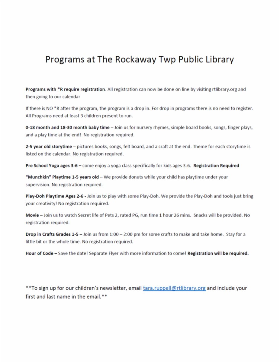 Rockaway Twp Library tweet media