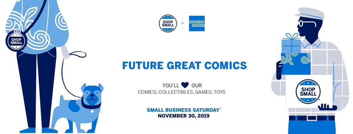 Small Business Saturday is here &amp; we are doing 30% OFF Everything until 7PM! #FutureGreatComics #GreaterHamiltonChamberOfCommerce #ShopSmall #ExploreHamilton #WeAreHamilton #SmallBuisnessSaturday