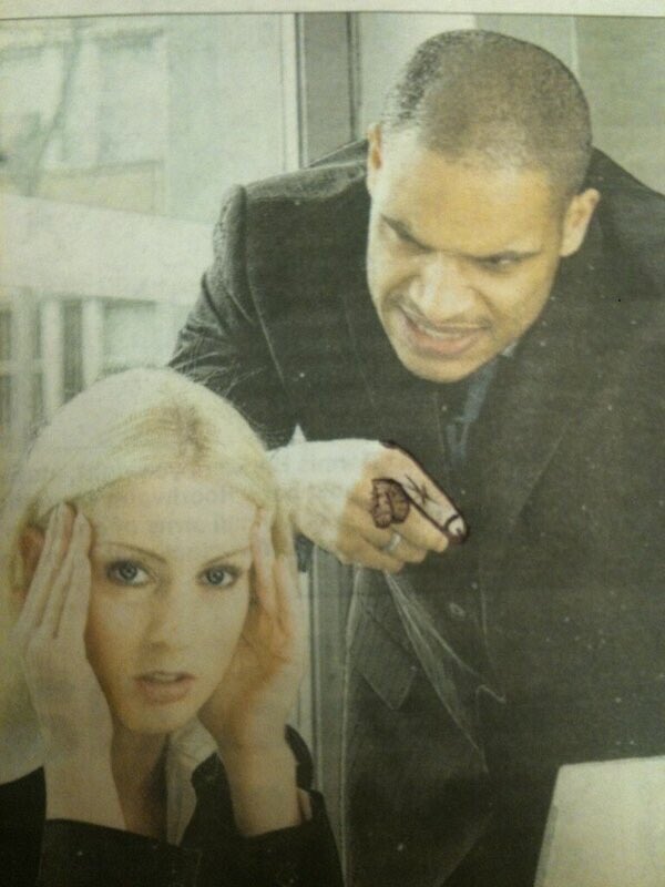 MaxConcrete's tweet photo. @cameron78936 @BlockedByStan I asked him if this advert for domestic abuse was him and Ulrika https://t.co/LTJYLqThgv