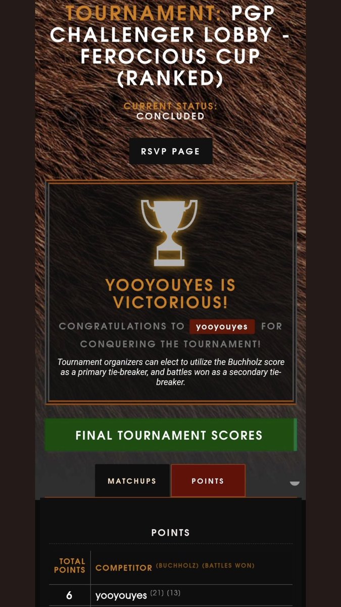 TeamRegicidePvP's tweet photo. @yooyouyes is the killer of kings and queens. He went a PERFECT 6-0 in the extremely competitive Pittsburgh Remote Lobby securing him a regionals invitation 😈 @stadiumstats put Regicide on the map 🤷🏼‍♀️ #RegicidePvP #GirlsThatPvP #GoBattleTeam #GoTeamUp #Battlers https://t.co/zB4O8tWwrz