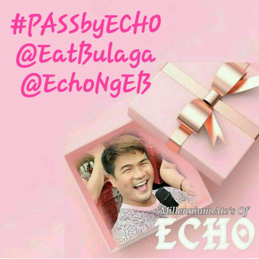 AteSolid's tweet photo. Bastat lahat ay Excited na kng ano man ang Hashtag PASS na yan,, #PASSbyECHO
@EatBulaga
@EchoNgEB https://t.co/ycCaU2H5qH