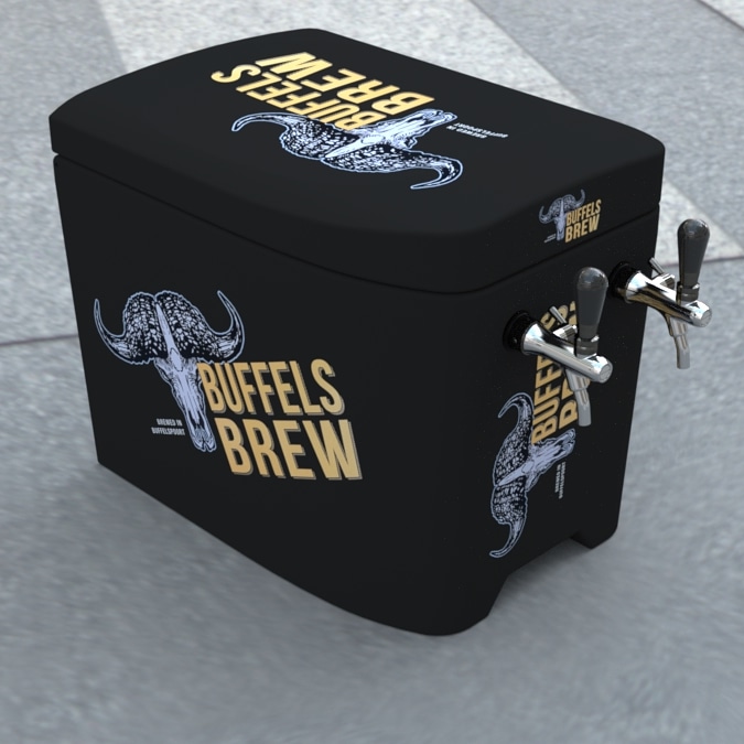 QuickflowT's tweet image. Check out the awesome jockey box we made for Buffels brew. Great Craft Beer meets great beverage technology! #craftbeer #jockeybox #proudlysouthafrican