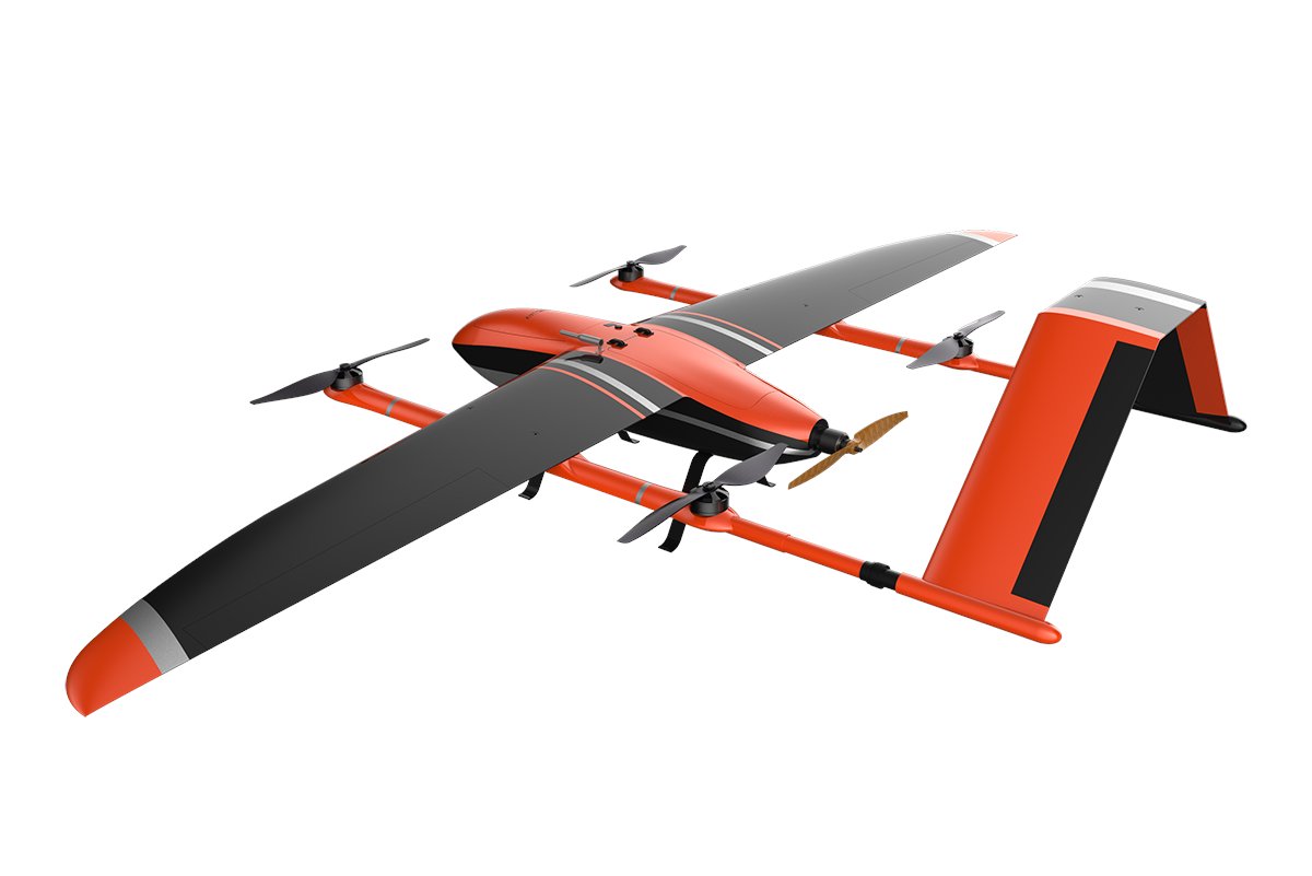 The tweet itself announces 1.1. A "hybrid UAV" which is very close to Griflion M8 made by MMCAV. Looks like  #NEDAJA bought this commercially available drone and copied it. The capabilities of the Iranian Pelican-2 is not clear. http://www.mmcuav.com/portfolio-items/griflion-m8/