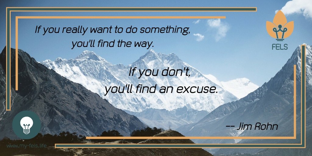 If you really want to do something, you'll find the way. If you don't, you'll find an excuse.'
-- Jim Rohn

#motivation💪
#successmotivation💰💯
#inspirationalquote 
#motivationalquoteoftheday
#motivationalspeakers
#motivationalwords
#motivationinspiration
