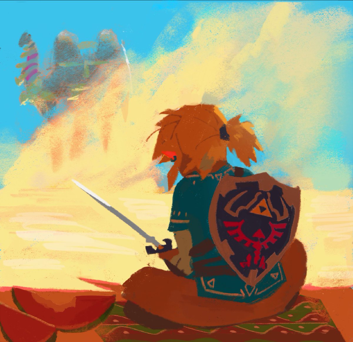 Lanternist_'s tweet photo. YouTube recommended me the botw soundtrack n I indulged https://t.co/w0WEFXY53p