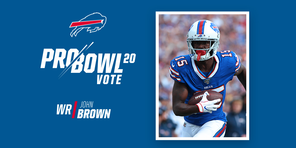 John Brown leads the AFC in receiving yards and sometimes he even throws TD passes.

RT to send 15 to the Pro Bowl!

#ProBowlVote + John Brown